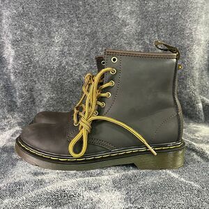 Dr Martens  Kids 1460 J Gaucho Wildhorse Lamper Boots Shoes Size 2